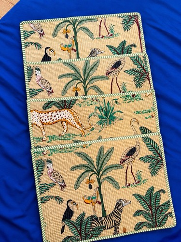 Set beige quilted fabric - set,