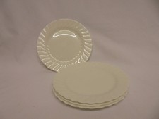 VINTAGE SET OF FOUR WEDGWOOD CANDLELIGHT FINE BONE CHINA SIDE PLATES
