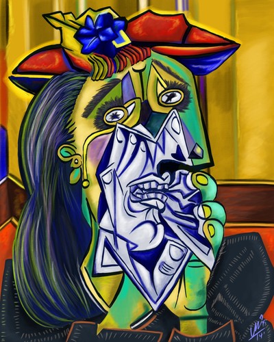 Pablo picasso the weeping - pablo,