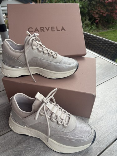 Carvela beige trainers size - carvela,