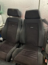 2 x Recaro front seats with runners -Ford Escort RS Turbo 88 spec good condition