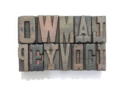 Vintage letterpress mix - vintage,