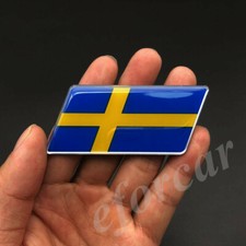 1x Sweden Flag Car  Badge Gift