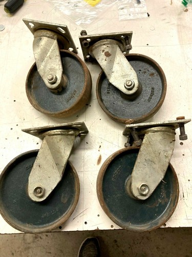 Set colson casters 6 - colson, 6"