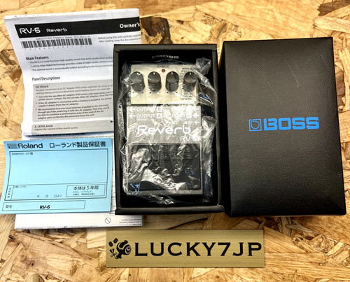 Boss digital delay reverb - boss, rv-6