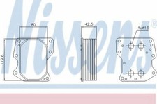 Nissens 90752 OE oil cooler