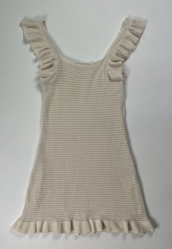 Anthropologie cream pointelle - anthropologie,