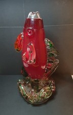 Vintage Murano Large Glass Fish Goldfish / Carp - Rare Find