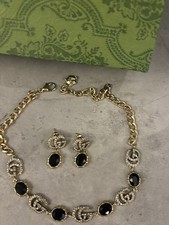 Gucci Earrings and necklace 