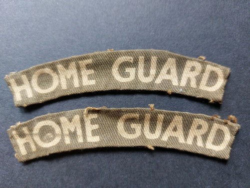 Ww2 home guard shoulder titles - ww2,