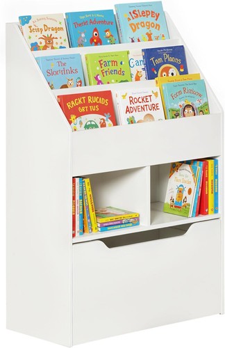 Homcom kids bookshelf with - kids,