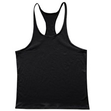 Mens Gym Vest Racerback Bodybuilding Muscle Stringer Tank Top Bodybuilding Vest