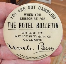 HOTEL BULLETIN Poker Dice Game