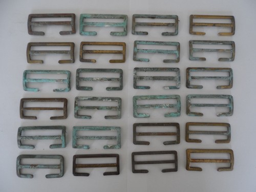 Ww2 brass buckles pair - brass, **pair