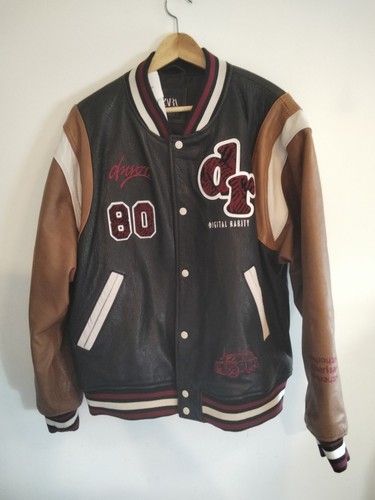 Zara varsity jacket genuine - xl,