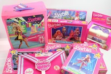 Mattel Barbie Boxed Toys Games Accessories Jewellery Box Jigsaws Carry Case
