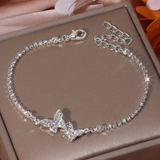 Ankle Bracelet Anklets For Women Chain Silver Foot Beach Jewellery Gift Anklet