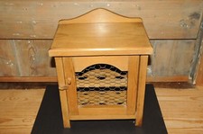 Vintage country farmhouse Pine Cabinet Egg Holder coop chicken wire rustic
