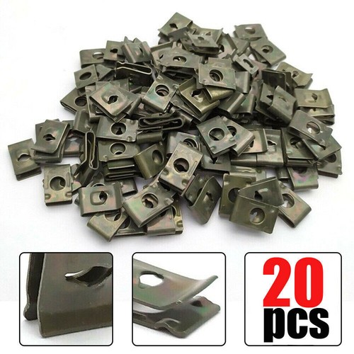 Type metal clips - u-type, for