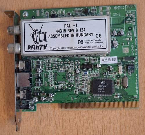 Hauppauge wintv 44315 - wintv, tv