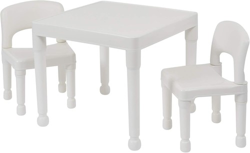 Children plastic table and 2 - table,