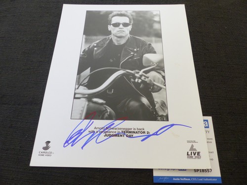 Arnold schwarzenegger signed - arnold,