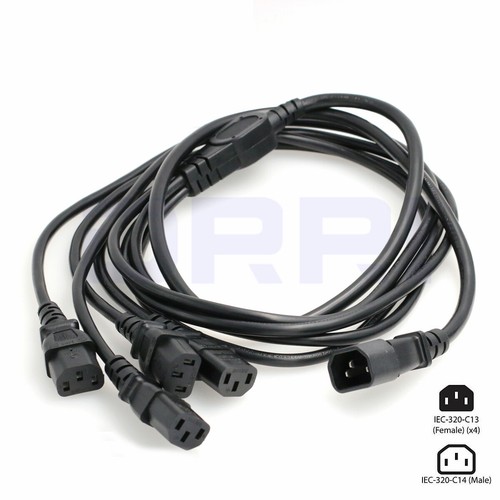 Iec c14 male - c13, female