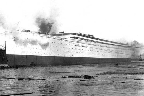 Launching the rms olympic - of,