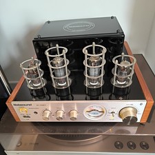 Nobsound Bluetooth Valve Tube Amplifier HiFi Stereo Desktop Audio Amp USB Player