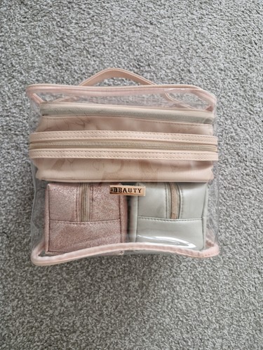 Piece rose gold cosmetic bag - 4,