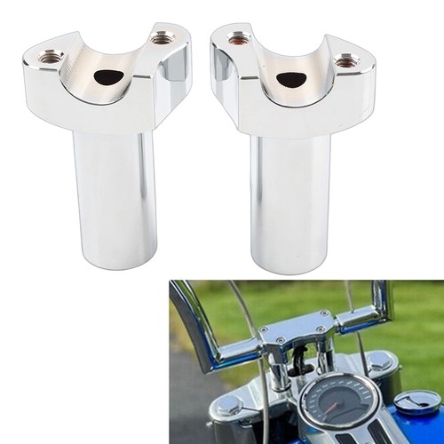 Straight handlebar risers - 3.5",