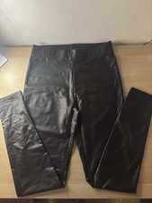 Black Faux Leather Leggings