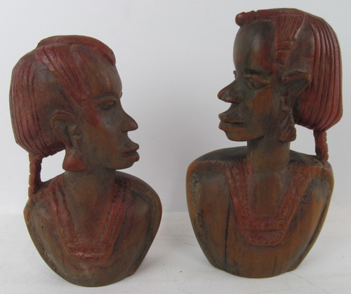 Wooden hand carved two african - hand,