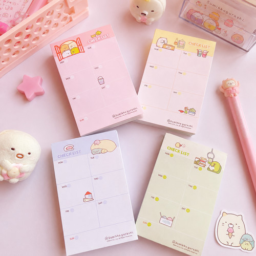 Kawaii weekly checklist - checklist, memo