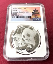 MS70 2019 Chinese Panda 1oz