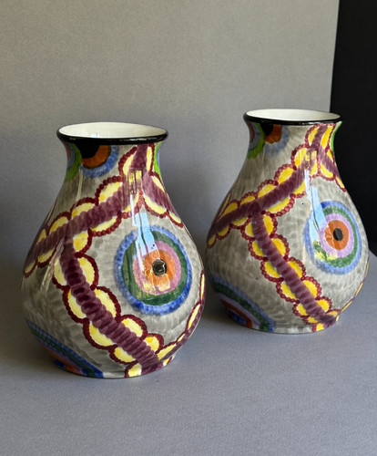 Pair gobelin vases - gobelin,