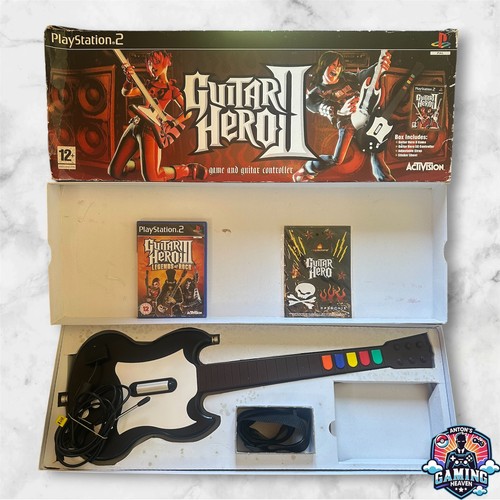 Ps2 boxed guitar hero gibson - hero, 2