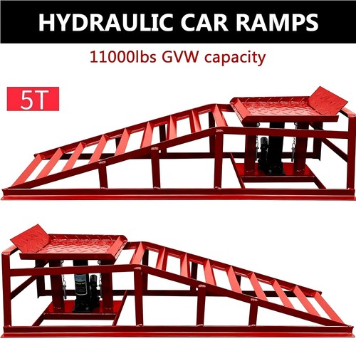 Hydraulic car ramps heavy - hydraulic,