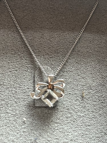 Clogau bow necklace with - clogau,