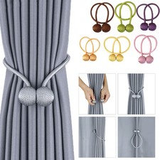 2x Strong Magnetic Curtain Tie