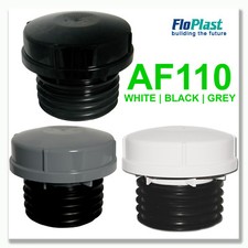 AIR ADMITTANCE VALVE AF110 110mm/82mm PIPE | 3 COLOURS | FLOPLAST | PUSH-FIT