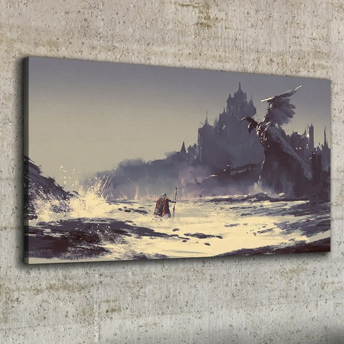 Canvas print 100x50 painting - canvas,