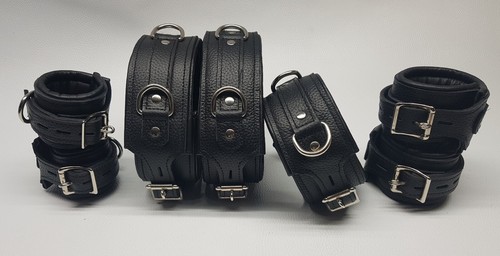 Genuine leather pieces heavy - 7,