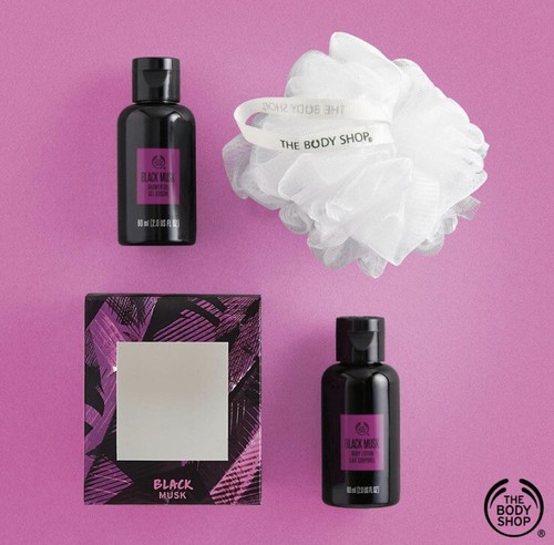 The body shop black - black, musk