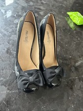 Profile Black Court Shoes Size 5