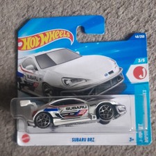 SUBARU BRZ WHITE Hot Wheels