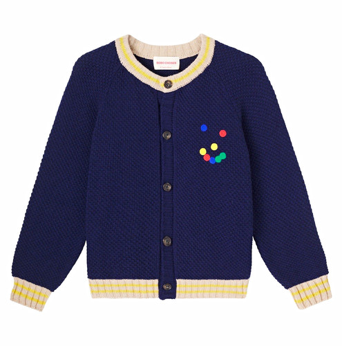 Bobo choses boys blue knit - bobo,