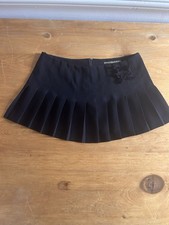 Vintage Black Pleated Zip Up