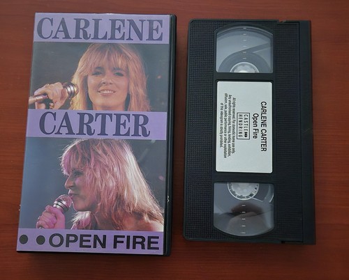1983 vhs video carlene carter - 1983, video-