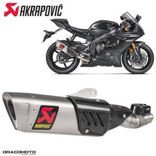 Exhaust YAMAHA YZF-R6 600 R6 GYTR 2022-2024 AKRAPOVIC Titanium S-Y6SO12-HAPT